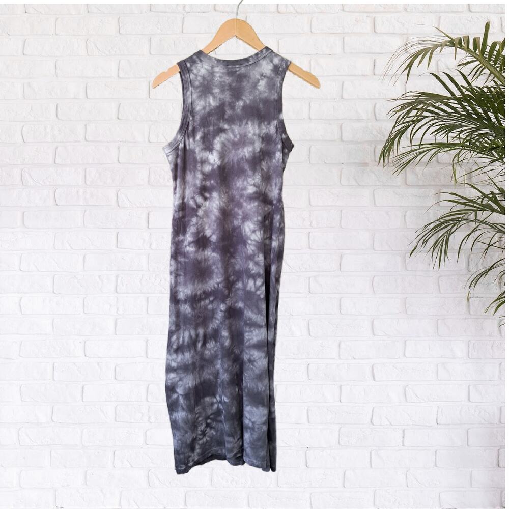 RAILS Tie Dye Tank Midi Dress Size XS in Gray Fog Casual Boho - Picture 9 of 10